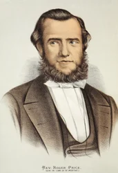Rev. Roger Price, ilustración de La Edición Pictórica de la Vida y Descubrimientos de David Livingstone por J. Ewing Richie, pub. por A. Fullarton & Co., 1876