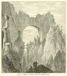 Arco de Rhoda, montañas Wasatch
