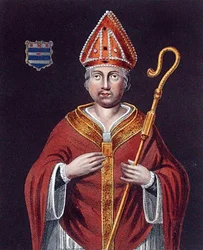 Richard Fleming (m.1431), después de una pintura en la Galería Bodleian