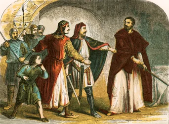 Ricardo I en prisión