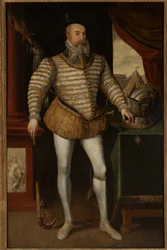 Robert Dudley, conde de Leicester, c.1532-88 (óleo sobre lienzo)