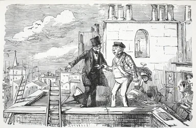 Tejados, ilustración de Punch