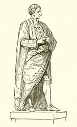 Estatua de Newton de Roubiliac en la Capilla del Trinity College
