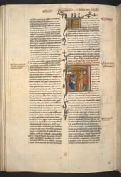 Royal 6 E VI, f.128v Arbiter, Arbitrium (Juez, Decisión), de 