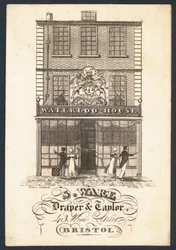 S Ware, pañero y sastre, tarjeta comercial