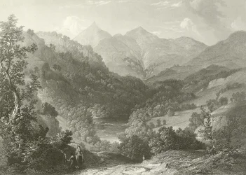 Escena en el Tummel, cerca de Benurackie