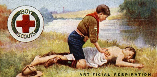 Insignia de Primeros Auxilios para Scouts, 1929