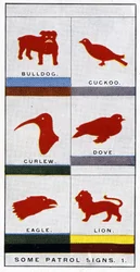 Señales de patrulla scout, 1929