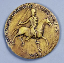 Sello del Rey Juan (1167-1216) 1200