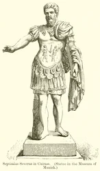 Septimio Severo en Cuirass (Estatua en el Museo de Múnich)