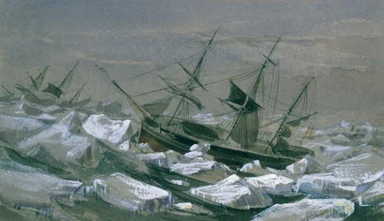 Expedición de James Clark Ross con los barcos 