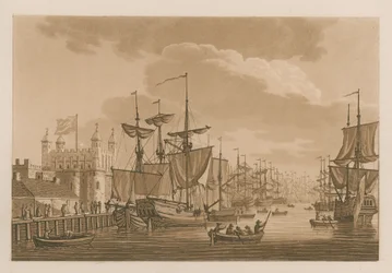 Barcos y botes en el Támesis