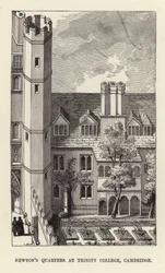 Habitaciones de Sir Isaac Newton en el Trinity College, Cambridge