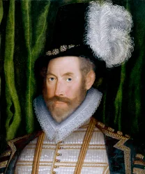 Sir Jerome Bowes (óleo sobre lienzo) (detalle de 369467)