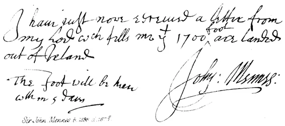 Sir John Mennes, n. 1598, m. 16701
