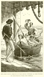 Sir John News llega al Postern del río de la Torre como embajador de los rebeldes