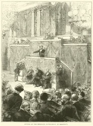 Sesión del Gobierno Delegado en Burdeos, diciembre 1870