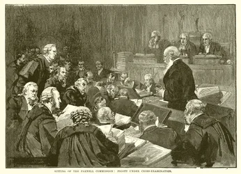 Sesión en la Comisión Parnell: Pigott bajo Interrogatorio