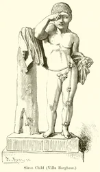 Niño esclavo (Villa Borghese) (grabado)