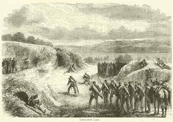 Salida de París, octubre 1870