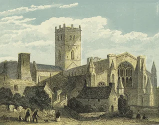 Catedral de St Davids, Vista Noroeste