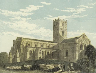Catedral de St Davids, Vista Suroeste