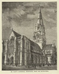 Catedral de St Mary, Edimburgo, desde el suroeste