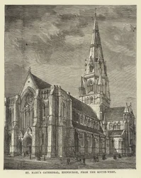 Catedral de St Mary, Edimburgo, desde el suroeste