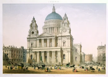 Catedral de San Pablo por C. Riviere, 1855