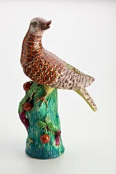 Figura de pájaro de Staffordshire, c.1750-1850