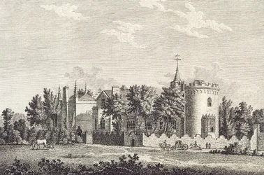 Strawberry Hill: Frente Norte, 1784