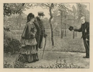 Domingo por la tarde en el jardín del Hospital de Chelsea