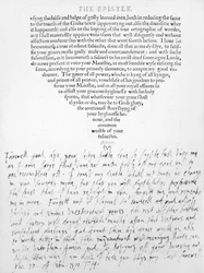 Carta del 4º Duque de Norfolk a William Dix