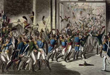La Llegada de Napoleón (1769-1821) a las Tullerías el 20 de marzo de 1815