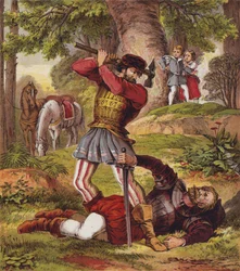 Los niños en el bosque