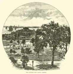 La Batería y el Jardín del Castillo