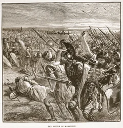 La batalla de Maratón