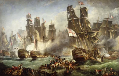 La Batalla de Trafalgar