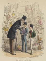 Los chicos en el bazar