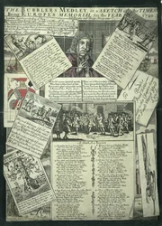 La Mezcla del Burbujero o un Boceto de los Tiempos siendo el Memorial de Europa para el Año 1720, grabado satírico