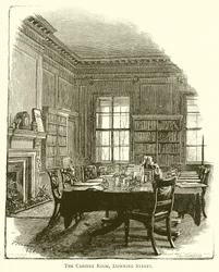 La sala del gabinete, Downing Street
