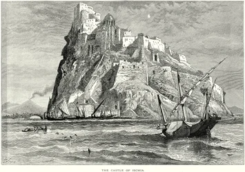 El castillo de Ischia (grabado)
