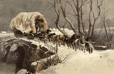 El carro de Navidad