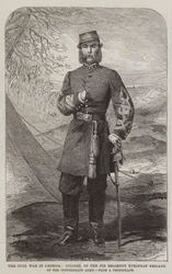 La Guerra Civil en América, Coronel del 4º Regimiento de la Brigada Europea del Ejército Confederado