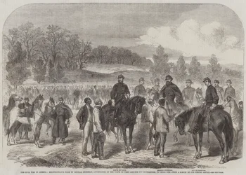La Guerra Civil en América, Reconocimiento realizado por el General Stoneman, acompañado por el Conde de París y el Duque de Chartres, a Cedar Run