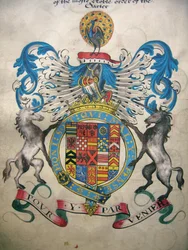 El escudo de armas de Francis, 6º Conde de Rutland