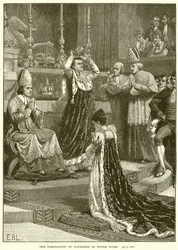 La coronación de Napoleón en Notre Dame