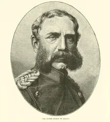 El Príncipe Heredero de Sajonia, agosto 1870