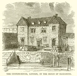 La Aduana, Londres, en el Reinado de Isabel