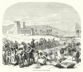 La partida de los israelitas